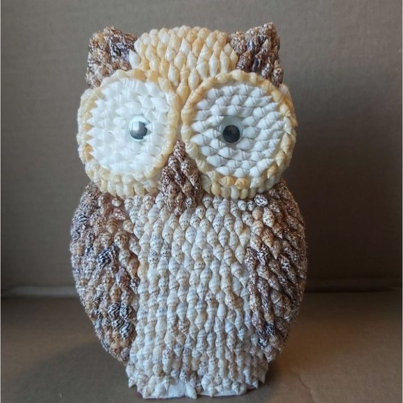 Handmade Owl in Seashells - Picture 1 of 9